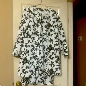 Preston and York sleeveless dress with matching overcoat